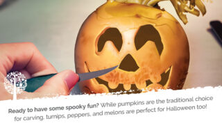 Halloween With A Twist: Carving Turnips, Bell Peppers, And Even Watermelons!