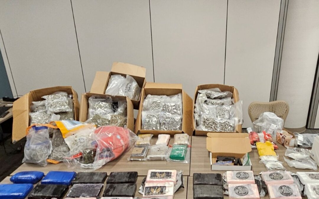 Police in Ontario arrest three, seize cannabis, cocaine, and more