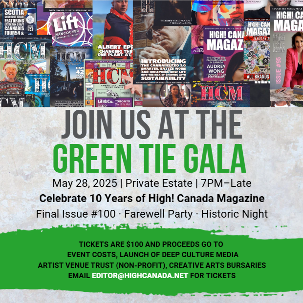 The Green Tie Gala: Celebrating 10 Years of High! Canada and Cannabis Culture