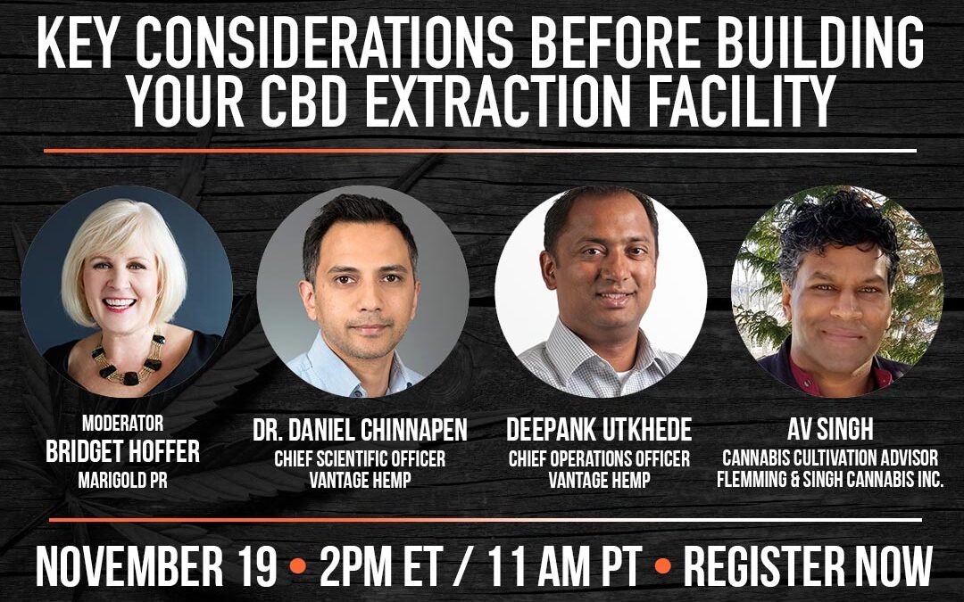 Vol. 2: Key Considerations Before Building Your CBD Extraction Facility