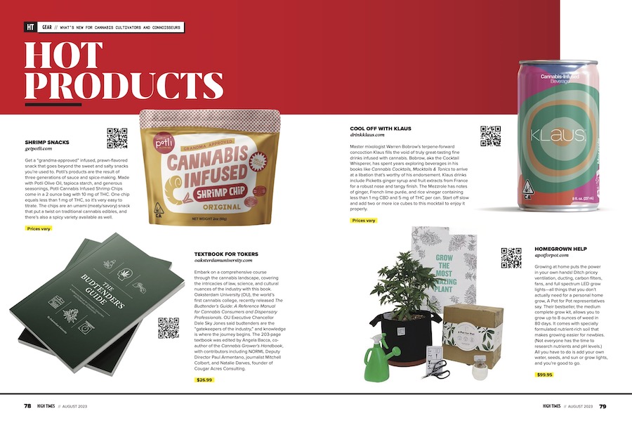 Budtender’s Guide in High Times