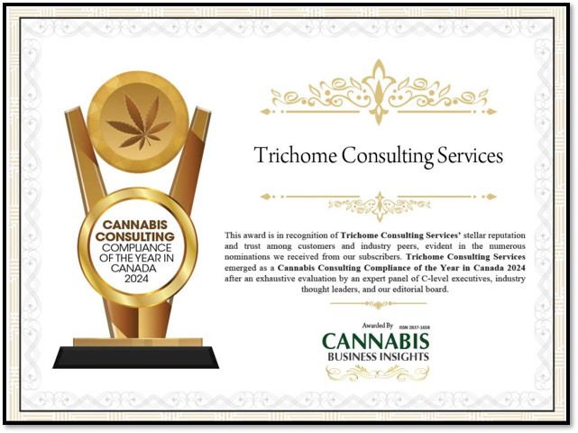 Trichome Consulting Services named 2024 Cannabis Consulting Compliance Company