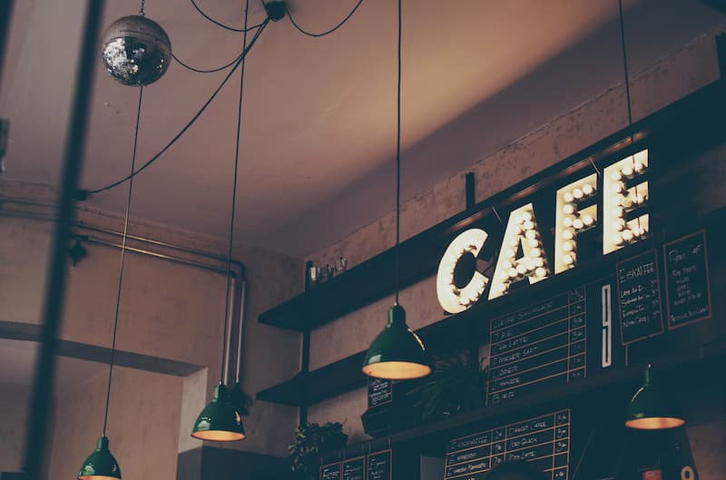 Image of a cafe shop